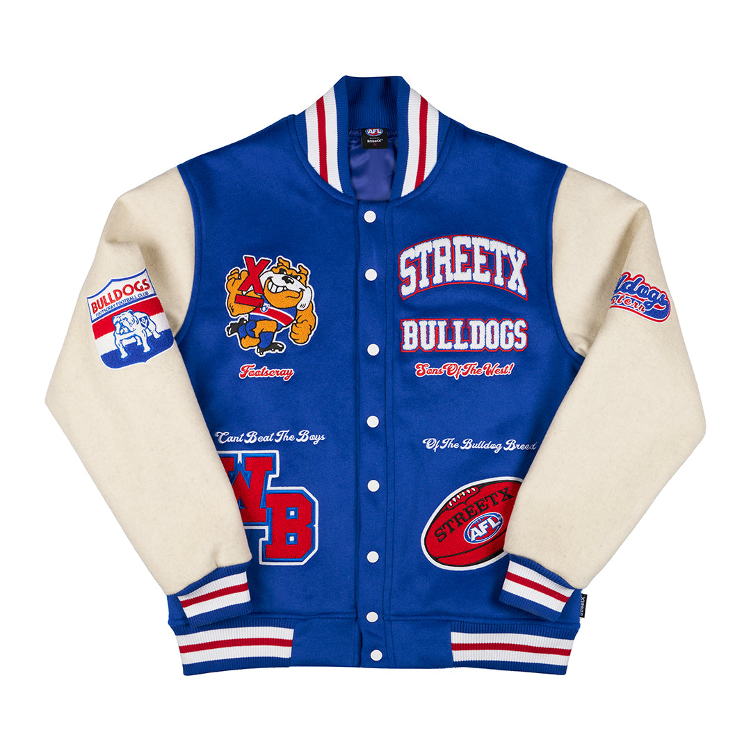 AFL Western Bulldogs Varsity Jacket – StreetX