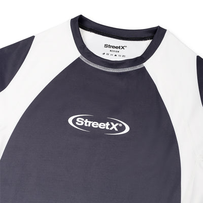 Wordmark Ellipse Panel Rash Guard