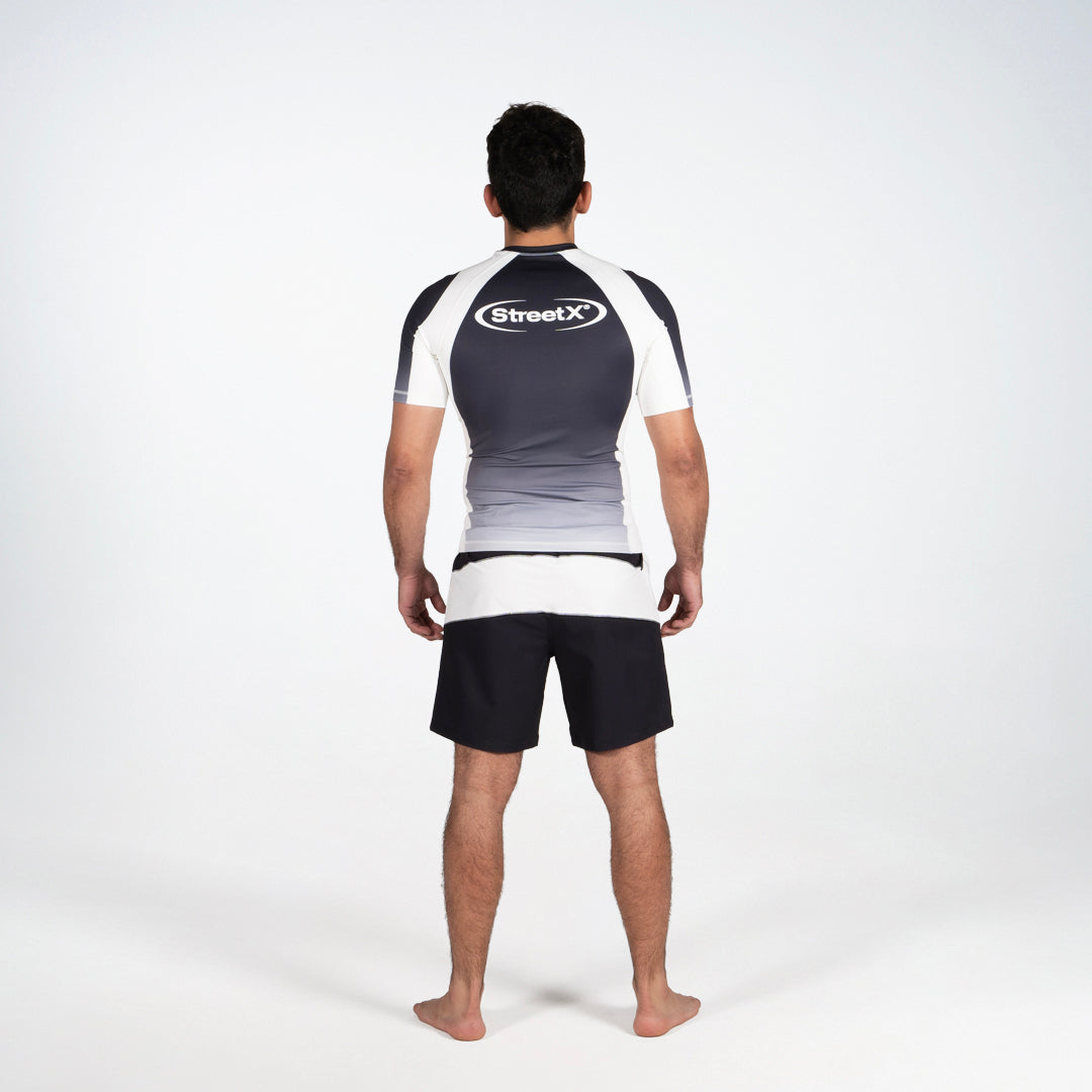 Wordmark Ellipse Panel Rash Guard