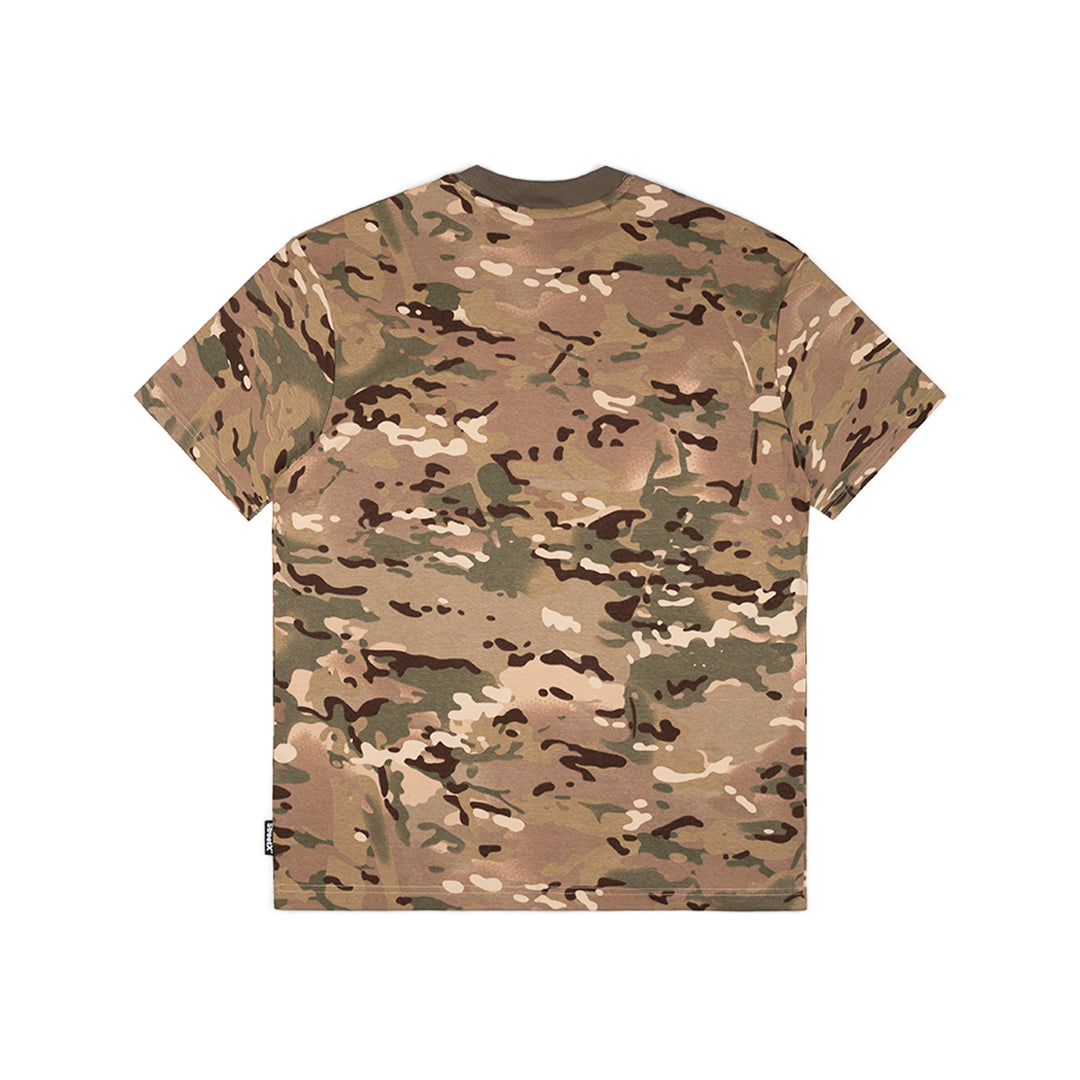 Wordmark Camo Jersey Tee