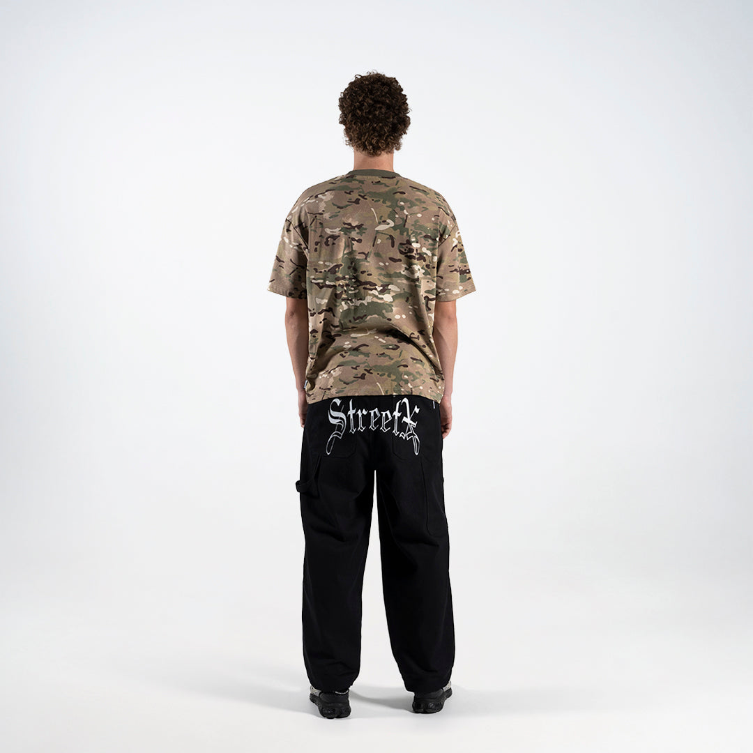 Wordmark Camo Jersey Tee