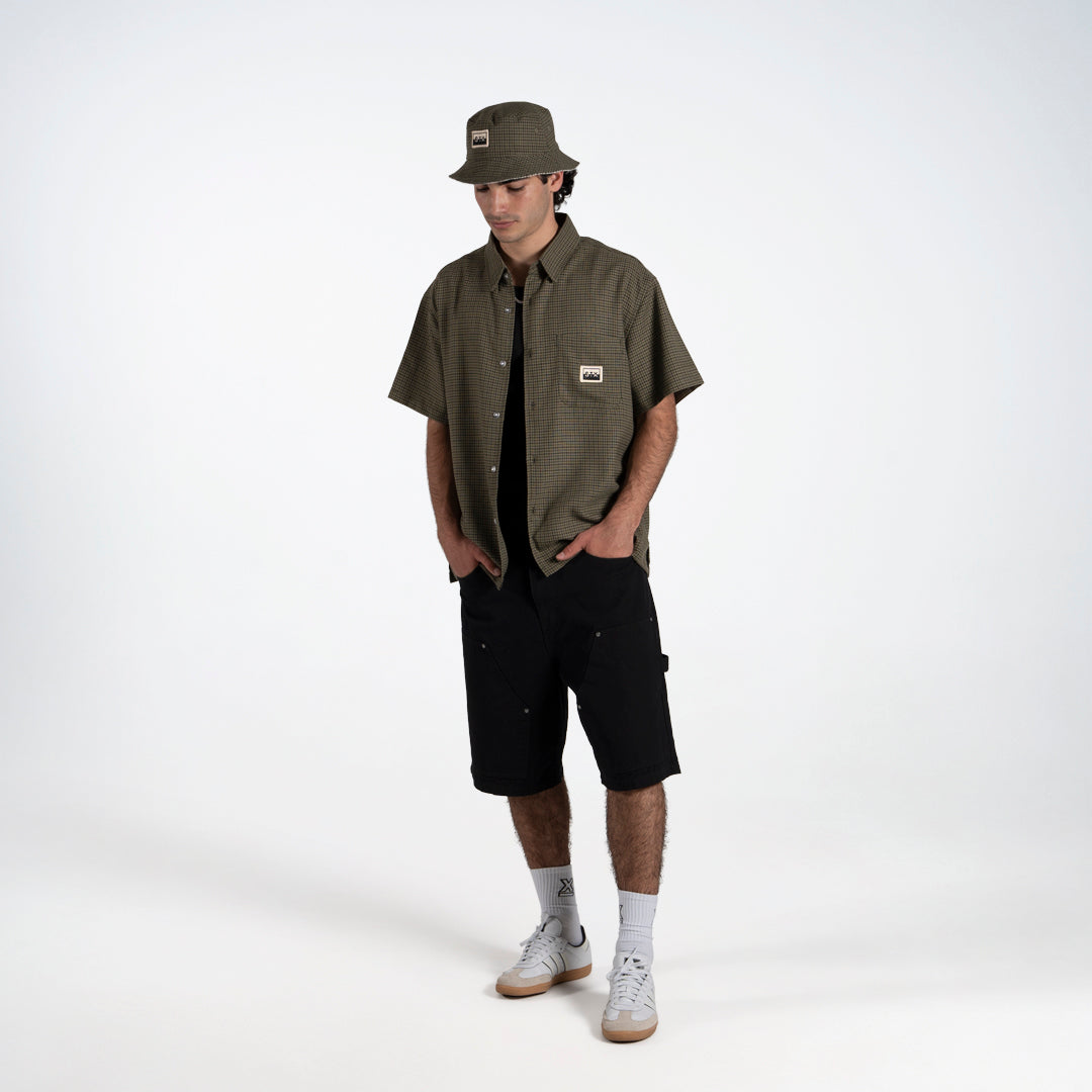 Reversible Split Box Bucket Hat